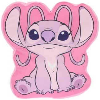 Lilo & Stitch 3D Kissen Angel Design – 40cm Großes Kuschelkissen Dekokissen