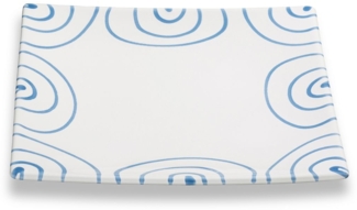 Gmundner Keramik Blaugeflammt, Dessertteller Trend (20x20cm)