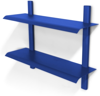 Spinder HOLA 3 Stahl Wandregal, skandinavisch, ultramarin, modern