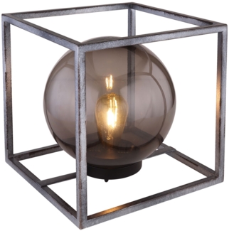 LED Solarleuchte, Kugel, Würfel-Design, L 23 cm