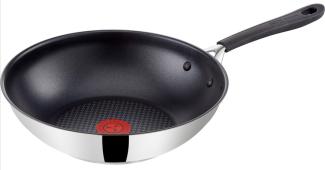 Tefal E85719 Jamie Oliver Pfannenset 3 tlg Induktion, Pfanne 24 cm, Wok 28 cm, Schmorpfanne 25 cm