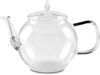 Bedida Teekanne 800ml + 6xTeeblume Grün Transparent