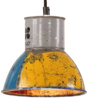 vidaXL Hängelampe Industrie-Stil 25 W Mehrfarbig Rund 17 cm E27 344402