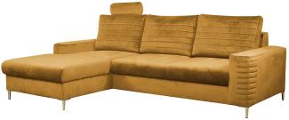 Ecksofa Beleri (Farbe: Velluto 08, Seite: Links)