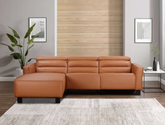 Places of Style Ecksofa Carpari, L-Form, 263 cm, mit manueller o. elektrischer Relaxfunktion, und USB/ Kopfteilverstellg