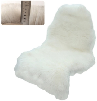 REDOM Fellteppich Kunstfell-Teppich Teppich Schaffell-Optik Schlafzimmerteppich, fellförmig, Höhe: 60 mm, Teppiche für Bettvorleger 60*100 CM Shaggy für Wohnzimmer Schlafzimmer