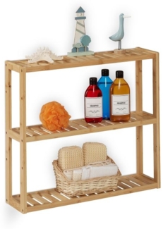 Schmales Badregal mit 3 Ablagen