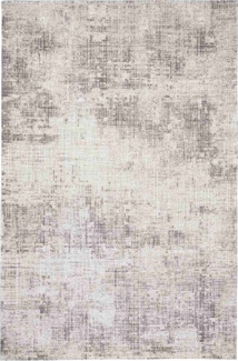 Teppich Suri aus Chenille Silber, 155x230 cm