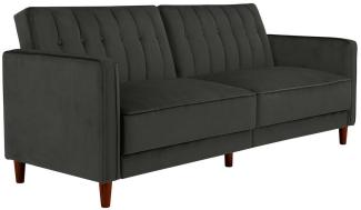 loft24 Schlafsofa Pin, mit Relaxfunktion, Samtbezug, Breite 207 cm