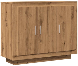 vidaXL Sideboard Artisan-Eiche 92x35x75 cm Holzwerkstoff 856865