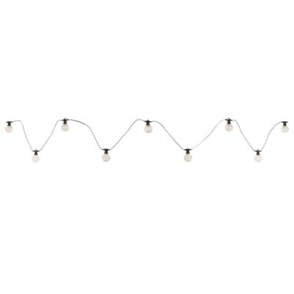 Lichterkette, Glühbirnen-Optik, 10x LED, Länge 7,5 m