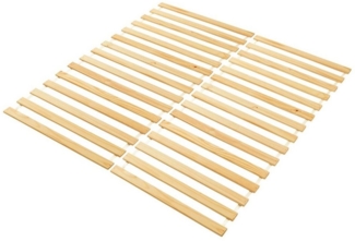 Lattenrost ROLLROST, IDIMEX, Kopfteil nicht verstellbar, Fußteil nicht verstellbar, Rollrost Lattenrost mit 15 Latten Kiefer 2 cm breit in 90 x 200 cm 2er