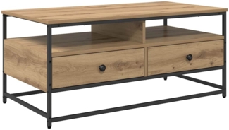 Couchtisch, Sofatisch Artisan-Eiche 100 x 51 x 45 cm Holzwerkstoff