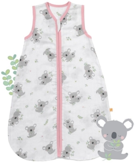 Schlummersack Kinderschlafsack, Musselin Babyschlafsack, 0.5 Tog OEKO-TEX zertifiziert