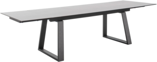 Esstisch Narbonne - ausziehbar - Keramik Hellgrau