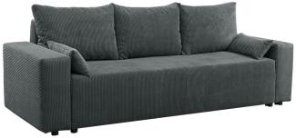 Sofa 'Lipito' Cord Grau