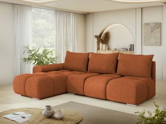Ecksofa Bukirt (Farbe: Velo 627, Seite: Links)