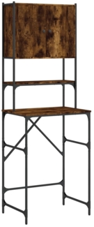 vidaXL Waschmaschinenschrank Räuchereiche 68x48,5x194 cm 838975