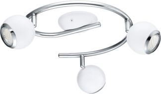 Eglo 31003 Spot LED BIMEDA Stahl weiß, chrom GU10-LED max. 3X2,8W L:29cm H:34,5cm 3000K