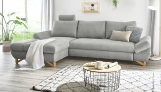 Ecksofa Skalm in grau 284 cm