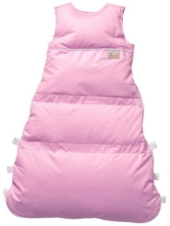 ARO Artländer Daunenschlafsack inkl. Stoffwindel, 80 (70/60), rose uni