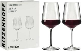 Ritzenhoff 8000002 Rotweinglas-Set #1 SONNENSCHLIFF RDT 2024 in Geschenkbox