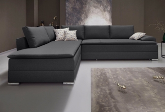 INOSIGN Ecksofa Night & Day L-Form mit Dauer-Schlaffunktion mit Armlehne, mit Boxspring-Bettfunktion 180x200 cm und Bettkasten, Dauerschläfer!