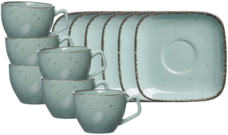 Ritzenhoff & Breker Casa Espressotasse mit Untertasse 6er Set blau