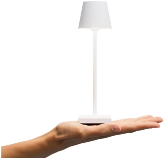 SIGOR LED Tischleuchte Stilvolle Akku-Tischlampe Nuindie pocket, LED fest integriert, Warmweiß, Extra Warmweiß, kabellos