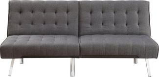 Atlantic Home Collection Schlafsofa, Stoff, Grau