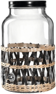 Leonardo GARDA Getränkespender 5,6 Liter mit Geflecht