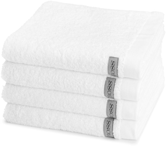 Ross Sinfonie 4 tlg. Frottier-Set - 4 X Handtuch (50 X 100cm) - 500 g/m2 - Weiß