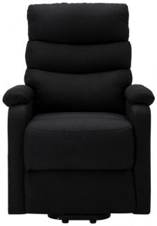vidaXL Sessel mit Aufstehhilfe, Stoff schwarz [321238]