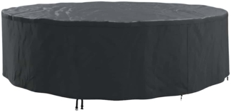 vidaXL Gartenmöbelabdeckung Schwarz 320 x 320 x 71 cm 210D-Gewebe 4106038