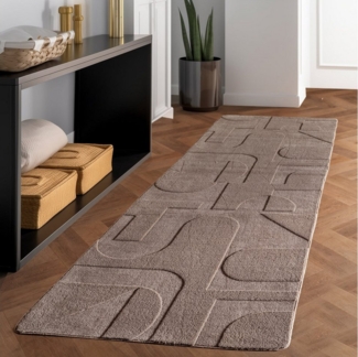 Carpettex Designteppich Unicolor - Einfarbig, Rechteckig, Höhe: 12 mm, Kurzflorteppich Skandinavische Design Anti-Rutsch Rückseite Waschbar