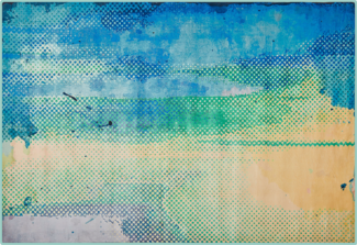 Teppich blau-grün 160x230 cm SUSUZ