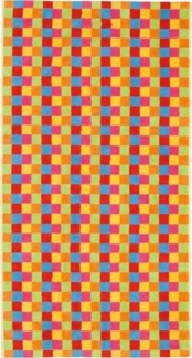 Cawö Handtücher Cawö Duschtuch Lifestyle Cube 7017, 25 Multicolour, Baumwolle (1-St)