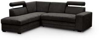 Beautysofa Polstergarnitur Roma Die Lieferung beinhaltet die Lieferung in die Wohnung, (modernes Set Eckgarnitur mit Sessel, Schlaffunktion, Bettkasten, verstellbare Kopfstützen), gepolstertes Ecksofa mit Sessel aus Bonnell-Federn für Wohnzimmer