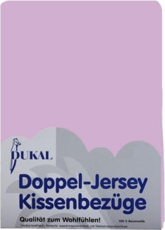 DUKAL Kissenbezüge aus hochwertigem Doppel-Jersey, 100% Baumwolle, (1 Stück), 40x40 cm, mit Reißverschluss, Made in Germany