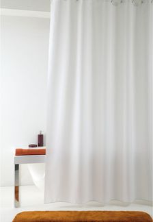 GRUND IMPRESSA Duschvorhang 120 x 200 cm Weiß