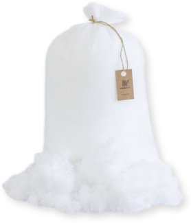 Loolay Kissenfüllung Füllwatte Füllung für Kissen Plüschtiere Amigurumi Weihnachtsdeko, DIY Weihnachtsschmuck Kunstschnee antiallergisch waschbar Made in EU