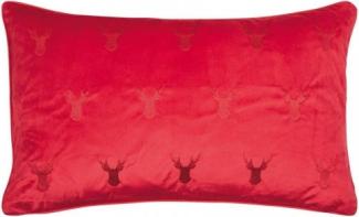 pad Kissenhülle Elk Hirschkopf Rot (35x60cm) 11297-Q40-3560