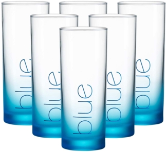Ritzenhoff & Breker Flash Trinkglas 360 ml 6er Set - Blau - DS