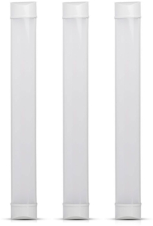 3er Set LED Deckenlampe, weiß, 4000 Kelvin, Länge 150 cm