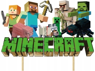 Festivalartikel Tortenstecker Minecraft Topper Geburstag Torten Deko Kuchen Junge