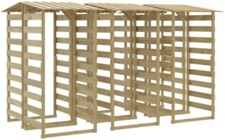 vidaXL Pergolen mit Dach 6 Stk. 100x90x200 cm Kiefernholz Imprägniert 3096651