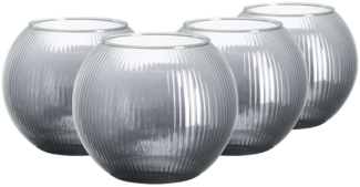 Ritzenhoff & Breker Elysia Windlicht ø 19 cm silber 4er Set