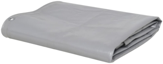 vidaXL Abdeckplane 650 g/m² 2,5 x 3,5 m, grau