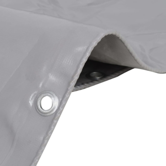 vidaXL Abdeckplane 650 g/m² 2,5 x 3,5 m, grau