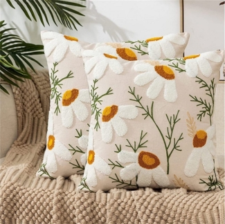 BYSURE Kissenbezüge, Abstrakte Geometrie Boho floral Sofa Kissenbezüge